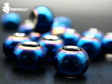 blue fire dread bead, dreadperle, dreadschmuck, gypsy, goa, goaschmuck, dreadkult, dreadfarm, hippie, hippieschmuck, goa, goaschmuck, Dread jewl, dreadlock accessoriers, dreadstyle,